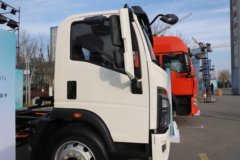 重汽HOWO统帅T500 10.15米单排纯电动栏板载货车 弗迪165.4kWh