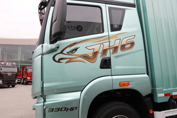 �ൺ���JH6 ������ 7L���� 330���� 4X2 ��ʿ��9�� AMT�Զ��� 9.7����ʽ�ػ���ͼƬ