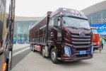 解放J6V 精英版 11.1L柴油 480马力 8X4 一汽解放12档 AMT自动档 9.4米仓栅式载货车