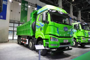 解放J6P 重载Pro版 8X4 8米纯电动自卸车 宁德时代600kWh