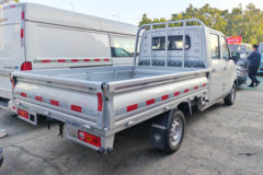 图雅诺风景T7 2.5米双排纯电动栏板微卡 宁德时代41.86kWh