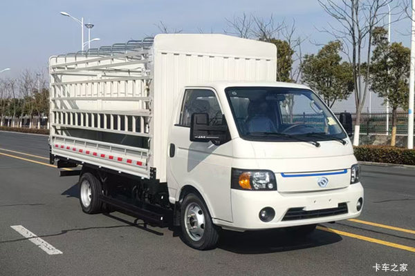 黄海汽车 鑫程-1 液刹 4.01米单排纯电动仓栅式微卡 亿纬65.66kWh