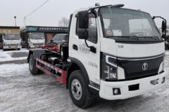 飞碟奥驰V6 180马力 4X2 车厢可卸式垃圾车(力海通牌)