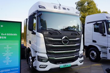 北京重卡蓝梦7 平原版 6X4 纯电动牵引车 宁德时代400kWh