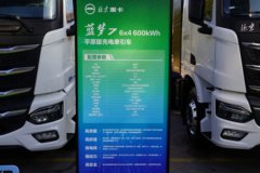 北京重卡蓝梦7 平原版 6X4 纯电动牵引车 宁德时代600kWh