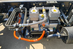 陕汽智云坤势 气刹 高顶 4.15米单排纯电动仓栅式轻卡 宁德时代140.41kWh