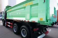 重汽汕德卡SITRAK G7M  8X4 6.2米纯电动排半自卸车 中国重汽600kWh