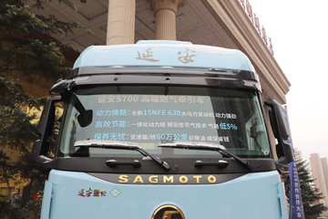 �������ó� �Ӱ�S700 ������ 14.5L LNG 630���� 6X4 ����12�� AMT�Զ��� �߶�˫�� ǣ����ͼƬ