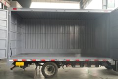 比亚迪T4 科技版 液压尾板 3.7米单排纯电动厢式轻卡 弗迪62.36kWh