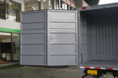 比亚迪T4 科技版 液压尾板 3.7米单排纯电动厢式轻卡 弗迪62.36kWh