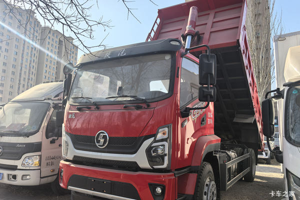 陕汽商用车 复合版 德龙G500 4.3L柴油 220马力 4X2 法士特10档 4.2米排半自卸车