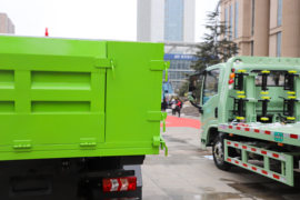 智云S100&nbsp;电动垃圾车上装图片