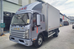 江淮骏铃A9 185马力 4X2 法士特8档 3.685米排半冷藏车图片