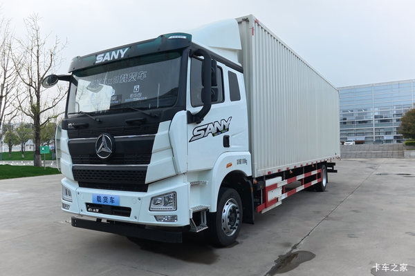 三一重卡江山平顶 4X2 9.6米纯电动厢式载货车 亿纬318kWh