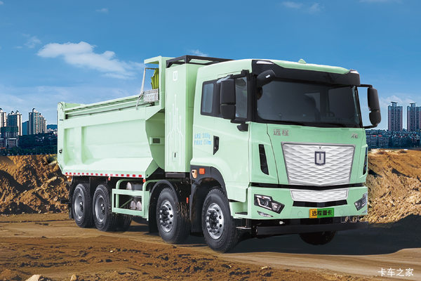 远程X7E 8X4 5.6米换电式纯电动自卸车 玄武403kWh