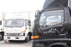  江淮 骏铃V5 160马力 4.22米单排栏板轻卡