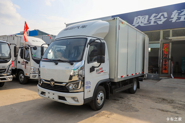 福田 奥铃M卡 2.0L 144马力 汽油 3.815米单排厢式小卡(液刹)