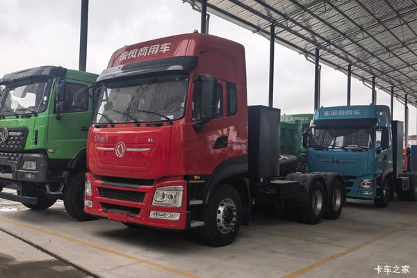 东风天龙KL 6X4 高顶 纯电动牵引车 宁德时代400kWh