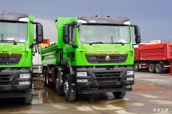 ��������HOWO TX7 PRO ����� 12.4L���� 540���� 8X4 �й�����12�� 8.5���Ű���ж��