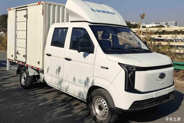 奇瑞商用车 开瑞K3 标准型 液刹 2.55米双排纯电动厢式微卡 国轩高科44.5kWh