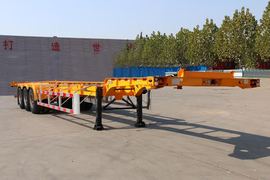 锣响挂车45英尺系列集装箱式半挂车图片