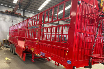 仓栅式半挂车&nbsp;仓栅式半挂车图片