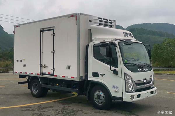 福田奥铃底盘冷藏车