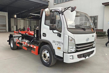 上汽跃进底盘&nbsp;垃圾运输车图片