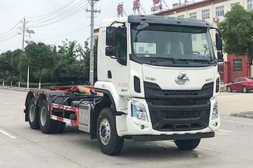 东风柳汽乘龙底盘 垃圾运输车图片