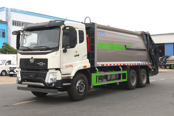 中国重汽成都商用车底盘&nbsp;垃圾运输车图片