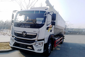 冰凌方福田奥铃底盘粉粒物料运输车