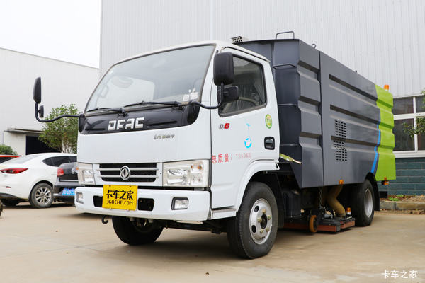 湖北楚胜(楚胜牌)东风多利卡底盘吸尘车图片