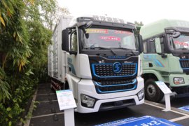 陕汽重卡德龙M5000E电动载货车图片