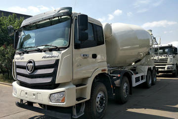 福田欧曼底盘&nbsp;混凝土搅拌车图片