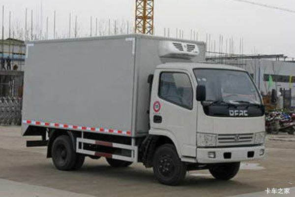 程力威牌东风途逸底盘冷藏车