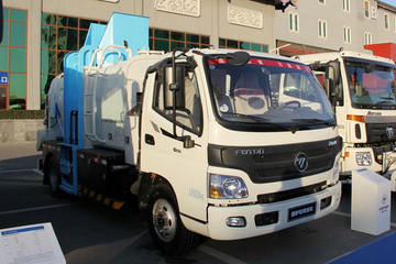 福田欧曼底盘&nbsp;垃圾运输车图片