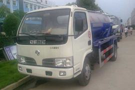 湖北程力(程力威牌)东风福瑞卡底盘吸污/吸粪车图片