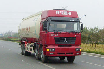 中集(中集牌)陕汽重卡底盘粉粒物料运输车