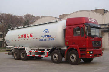 陕汽重卡底盘&nbsp;粉粒物料运输车图片