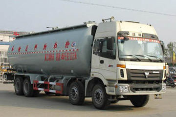 福田欧曼底盘&nbsp;粉粒物料运输车图片