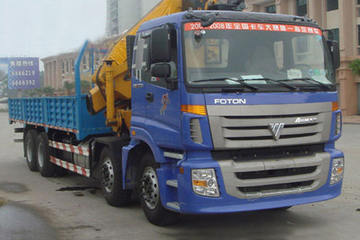 福田欧曼底盘&nbsp;随车吊图片