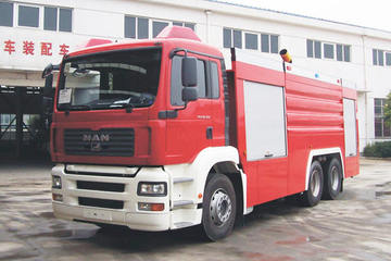 曼底盘&nbsp;消防车图片