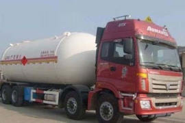 湖北大力(大力牌)福田欧曼底盘液化气体运输车图片